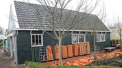 Collectie opstallen - Bloemenschuur - Historische Tuin Aalsmeer